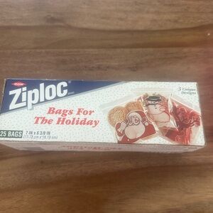 Ziploc Vintage Christmas Baggies New vintage Christmas party